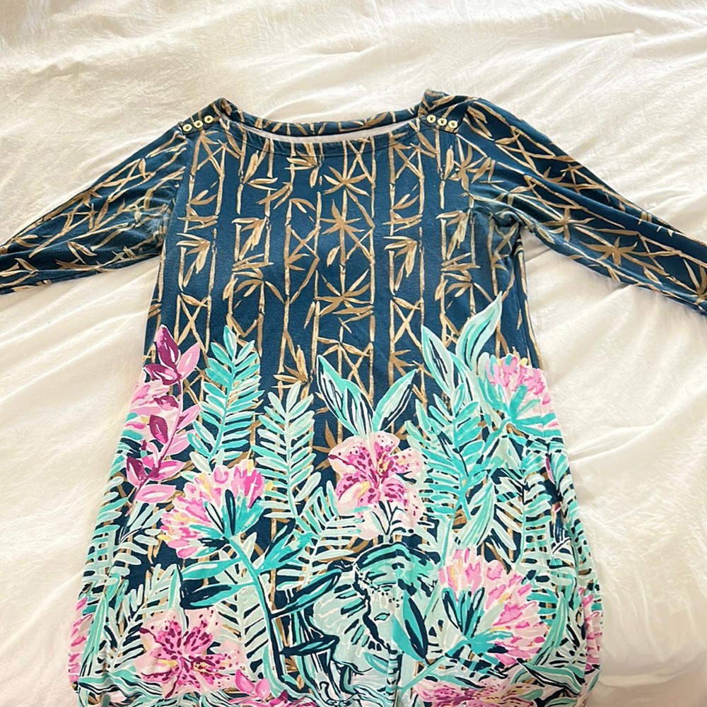 Lilly Pulitzer Jungle Print Button Dress